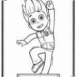 1565748797 Ryder From Paw Patrol A4 Coloring Page For Paw Patrol Easter Printable