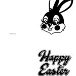 2 Free Easter Greeting Gift Card Printables | Papercraft Diy | Now Regarding Free Printable Black And White Easter Cards