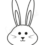20 Cute Bunny Templates   Cassie Smallwood With Free Printable Easter Bunny Faces