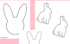 25 Free Printable Easter Bunny Template - pertaining to Free Printable Template Of Easter Bunny
