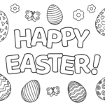 25 Free Printable Easter Coloring Pages For Kids And Adults With Free Printable Easter Sheets