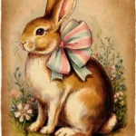 30+ Adorable Vintage Easter Bunny Images For Your Diy Projects For Free Printable Vintage Easter Images