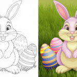 30+ Easter Coloring Pages (Free Printable Pdfs) Intended For Easter Bunny Printable Decorations