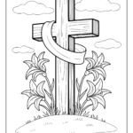 30+ Easter Coloring Pages (Free Printable Pdfs) With Printable Easter Cross Coloring Pages