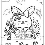 300 Easter Coloring Pages (Free Pdf Printables) Inside Free Printable Easy Easter Coloring Pages