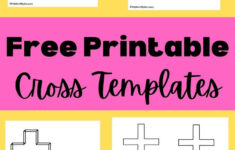 32 Free Printable Easter Crosses And Coloring Pages - for Printable Crosses For Easter