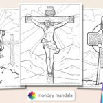 39 Cross Coloring Pages (Free Pdf Printables) With Printable Crosses For Easter