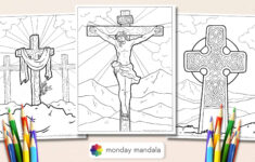 39 Cross Coloring Pages (Free Pdf Printables) with Printable Crosses For Easter