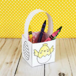 4 Easy Easter Basket Templates {Free Printable}   Cassie Smallwood Intended For How To Make Paper Easter Baskets Printable