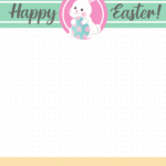 4 Free Printable Easter Bunny Letters In Free Printable Easter Writing Paper