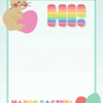 4 Free Printable Easter Bunny Letters Pertaining To Easter Bunny Letter Printable
