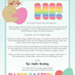 4 Free Printable Easter Bunny Letters Within Letter From The Easter Bunny Printable