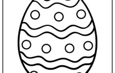 40 Easter Egg Coloring Pages (100% Free Printables) in Easter Eggs Printable Coloring