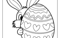 57 Easter Coloring Pages (Printables: Egg, Bunny, And More) in Printable Easter Eggs Pictures