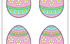 58 Easter Egg Templates (Free Pdf Printables) in Easter Cut Out Printable
