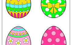 58 Easter Egg Templates (Free Pdf Printables) with Easter Eggs Cutouts Printable