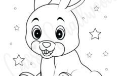 76 Cutest Easter Coloring Pages (Free Printable) - Cassie Smallwood in Free Printable Easter Bunny Pictures To Color