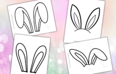 8 Cute Bunny Ear Templates - Cassie Smallwood within Free Printable Easter Bunny Ears