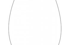 Blank Easter Egg - Colouring In Or Design Sheet - Printable with Blank Easter Eggs Printable