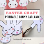 Bunny Bunting   Printable Easter Craft | My Poppet Makes In Easter Bunny Garland Printable