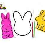 Bunny Template   Superstar Worksheets Intended For Easter Bunny Cutouts Printable