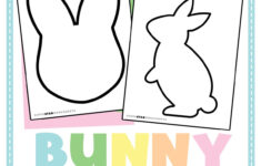 Bunny Template - Superstar Worksheets intended for Printable Easter Frame