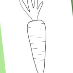 Carrot Templates (Free Printable Outlines) For Easter Carrot Printable