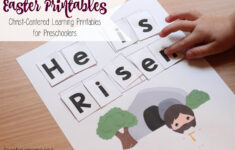 Christ-Centered Easter Printables For Preschoolers pertaining to Preschool Easter Printable