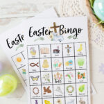 Christian Easter Bingo: 50 Printable Unique Cards, Resurrection Intended For Christian Easter Bingo Printable