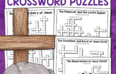 Christian Easter Crossword Puzzles - Mamas Learning Corner within Christian Easter Puzzles Printable