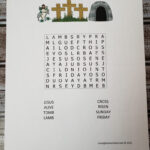 Christian Easter Word Search   Lovinghomeschool Inside Christian Easter Word Search Printable