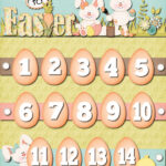 Count Down To Easter!   Pink Polka Dot Creations For Printable Easter Countdown
