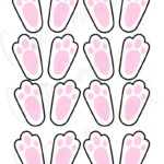 Cute Easter Bunny Feet Printable Template (Free!)   Cassie Smallwood Pertaining To Free Printable Easter Bunny Feet Template