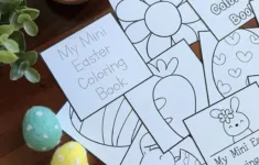 Cute! Mini Easter Coloring Pages {Free Printable!} - The Art Kit within Free Printable Easter Mini Books