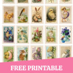 Diy Easter Stickers!   The Graphics Fairy Throughout Free Printable Happy Easter Stickers