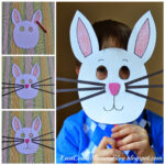 East Coast Mommy: Bunny Mask For Preschoolers With Free For Printable Easter Bunny Mask