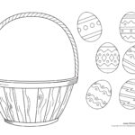 Easter Basket Template, Easter Basket Clipart & Easter Craft With Free Printable Easter Basket Printable