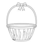 Easter Basket Template, Easter Basket Clipart & Easter Craft With Regard To Large Easter Basket Template Printable