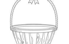 Easter Basket Template, Easter Basket Clipart &amp; Easter Craft within Free Printable Easter Basket