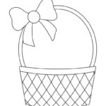 Easter Basket Templates   25 Free Printables | Printabulls Throughout Large Easter Basket Template Printable
