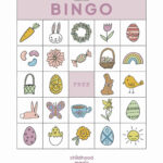 Easter Bingo   Childhood Magic Intended For Printable Easter Bingo Cards For Kids