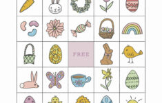 Easter Bingo - Childhood Magic intended for Printable Easter Bingo Cards For Kids