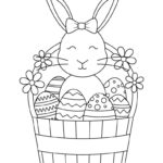 Easter Bunny Coloring Pages   75 Free Pages | Printabulls Pertaining To Printable Easter Bunny Coloring Pages