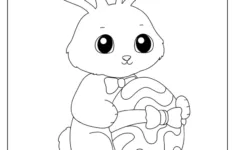 Easter Bunny Coloring Pages (Free Printables) pertaining to Full Size Printable Easter Coloring Pages