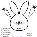 Easter Bunny Face Templates Print Out 4 Page Bunny Face Template Pertaining To Easter Bunny Face Printable