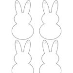 Easter Bunny Garland Craft   Childhood Magic Intended For Free Printable Easter Bunny Craft