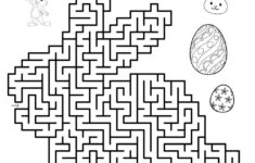 Easter Bunny Maze • Beeloo Printable Crafts And Activities For Kids in Easter Bunny Maze Printable