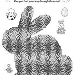 Easter Bunny Maze • Beeloo Printable Crafts And Activities For Kids With Easter Bunny Maze Printable