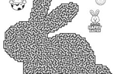 Easter Bunny Maze • Beeloo Printable Crafts And Activities For Kids with Easter Bunny Maze Printable