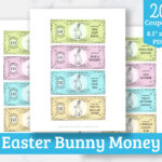 Easter Bunny Money   20 Easter Coupons For Egg Fillers   Printable In Easter Bunny Money Printable